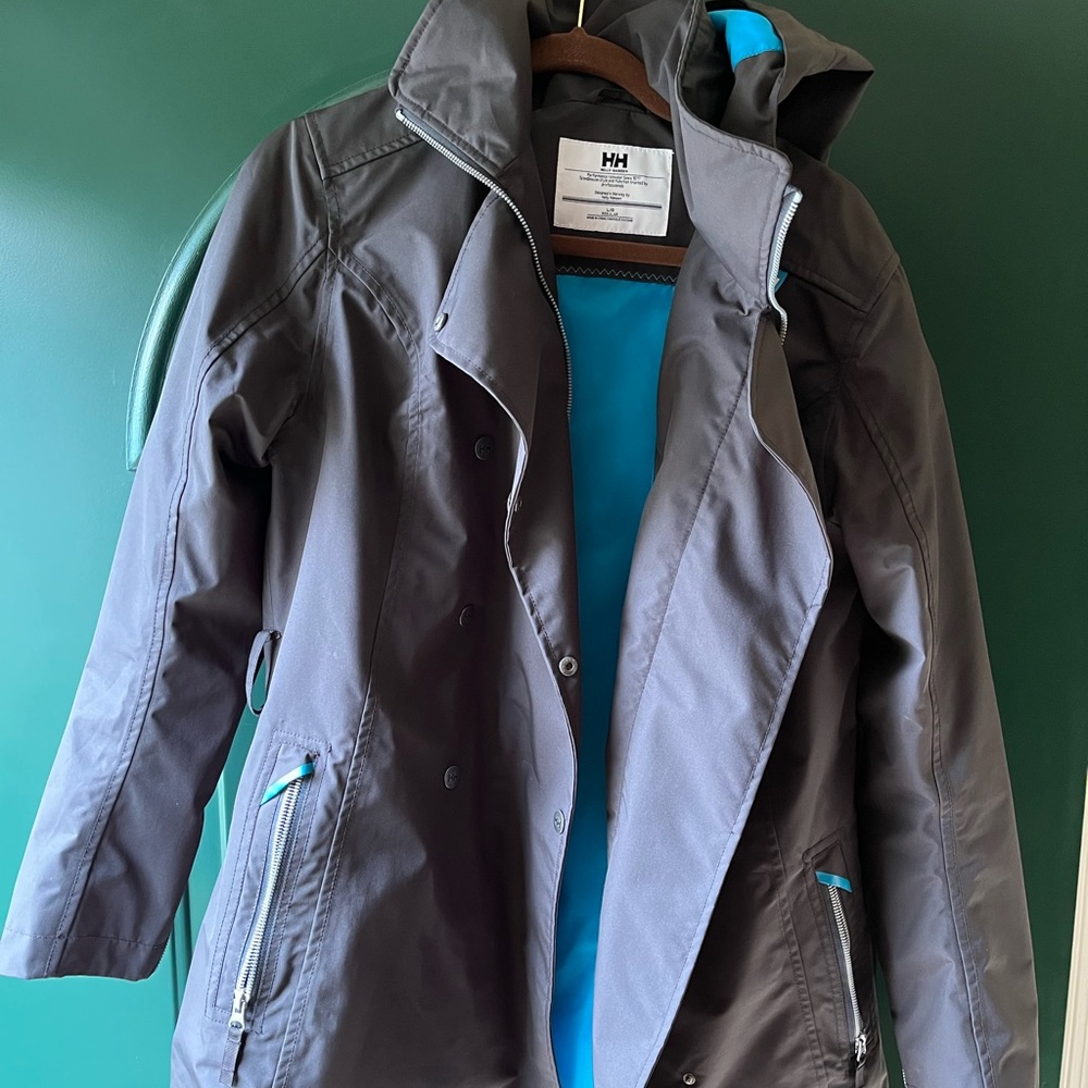 Helly Hansen Women’s Waterproof grey tench coat